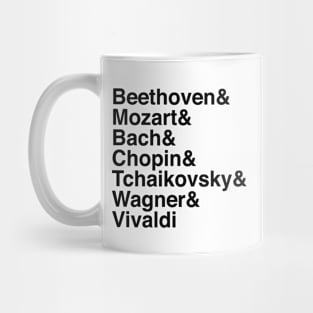 Helvetica Composers Mug